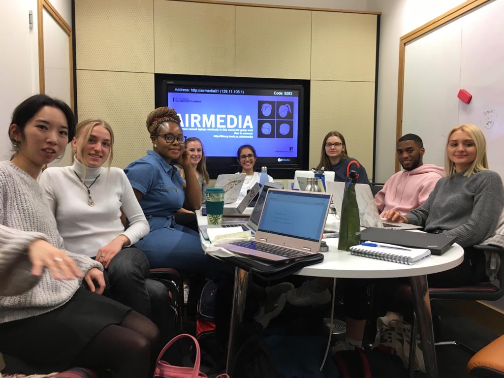 Volunteers Meeting around a table